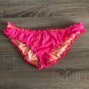 VICTORIAS SECRET RUFFLE BATHING SUIT BOTTOM